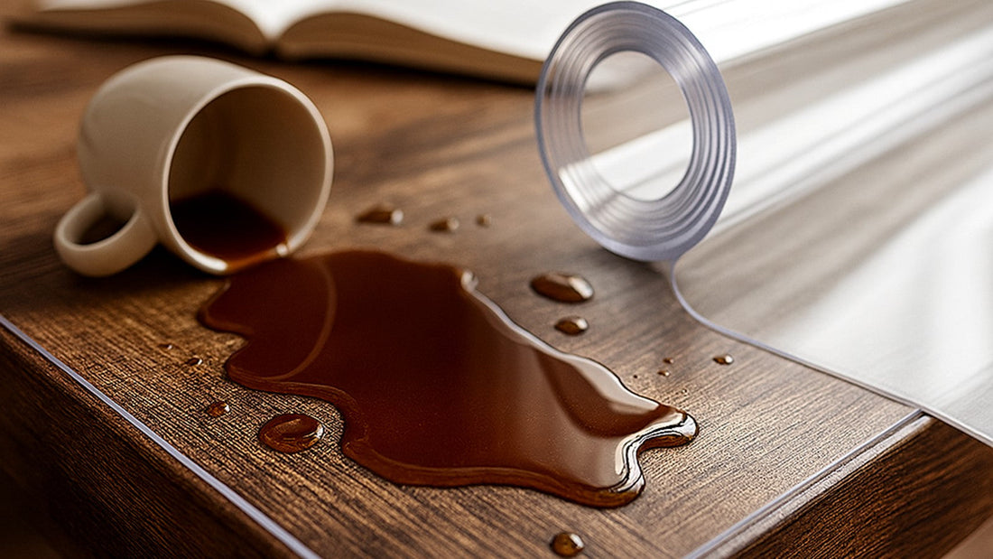 Tischfolie richtig reinigen – So bleibt Ihr Tischschutz lange schön